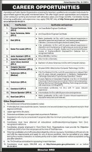 Laboratory Technician, Dentistry Technician, Radiography Technician, Pathology Technician, Optometry Technician, Physiotherapy Technician, Operation Technician Technician Jobs in Pakistan Atomic Energy Commission (PAEC)