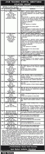Senior Consultant Physician, Senior Cardiac Surgeon, Senior Registrar Jobs in Ayub Teaching Hospital Abbottabad
