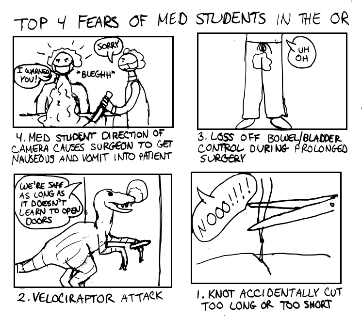 Top 4 Fears of Med Students In The OR