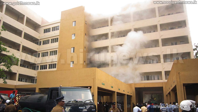 250 million worth new MRI machine at Anuradapura Teaching hospital destroyed by fire